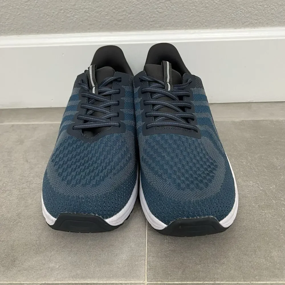 Orthofeet Tilos Size 10.5 Blue 2E X-Wide Orthopedic Walking Sneakers Shoes